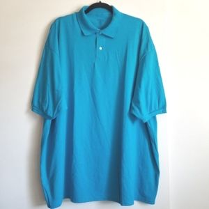 New Blue Polo Short Sleeve 3X